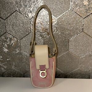 Salvatore Ferragamo Pink and Cream Baby Bag with Elegant Design